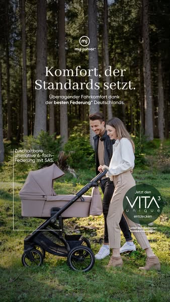 Dein Kombi-Kinderwagen mit der besten Federung