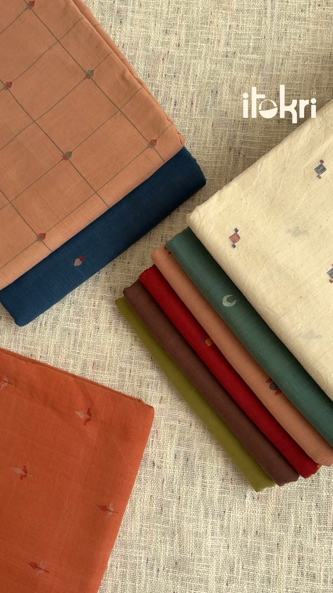 We pick this cotton the way we pick every weave. We turn it over first.