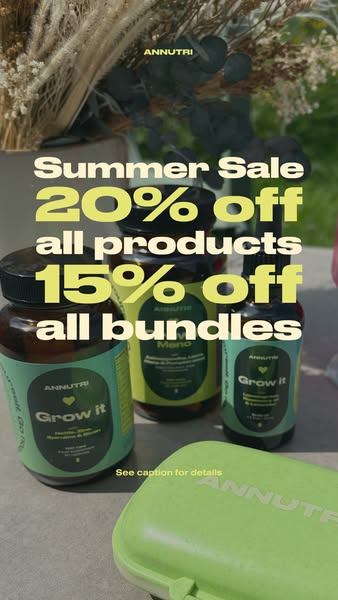20% Off Annutri Summer Sale