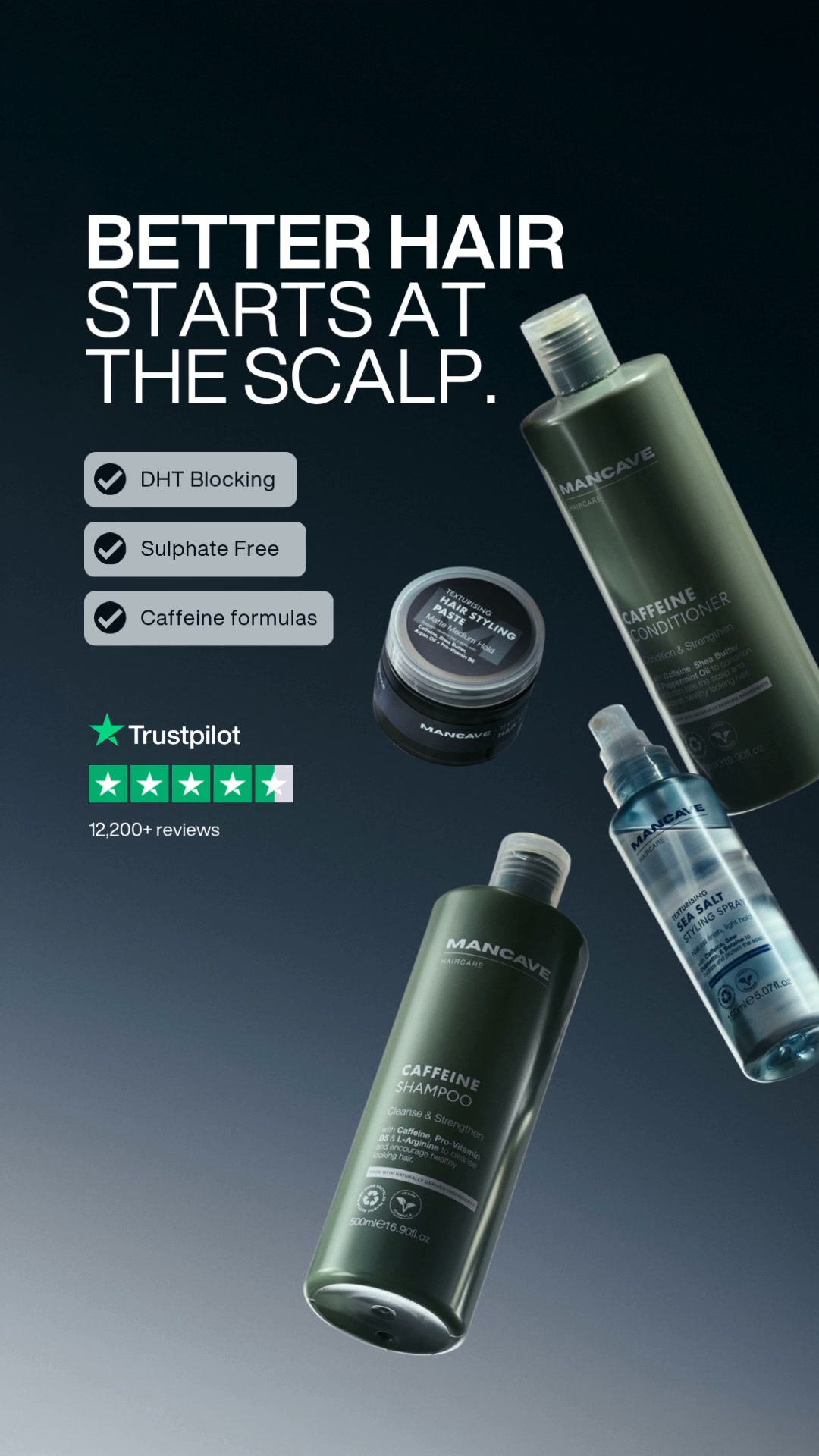 Thicker, healthier hair. Naturally