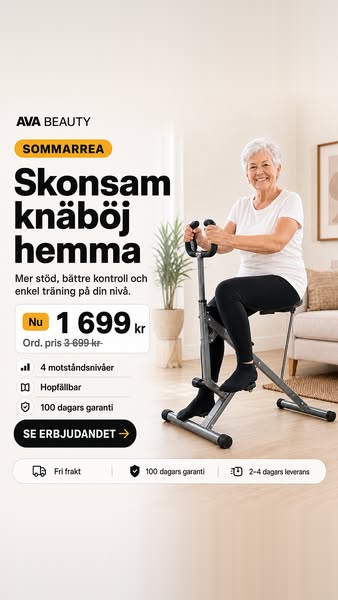 Sommarrea: Spara 2 000 kr på knäböjsmaskinen