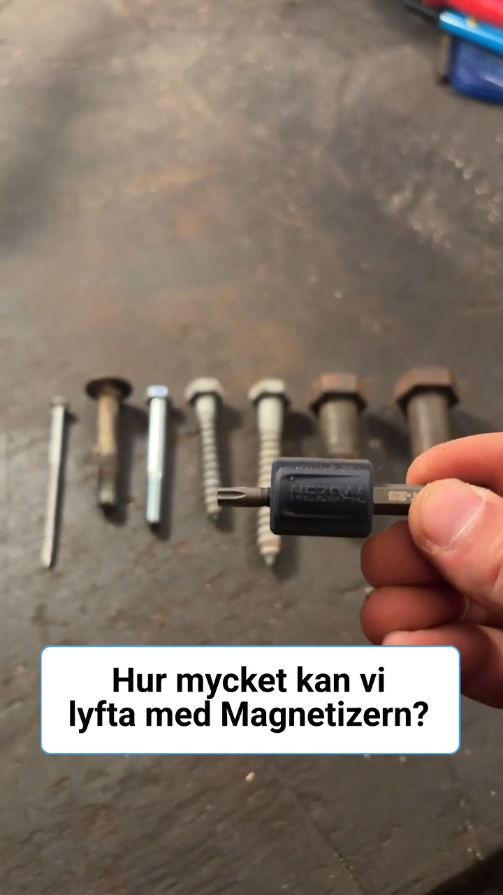 Magnetizern — skruven sitter alltid