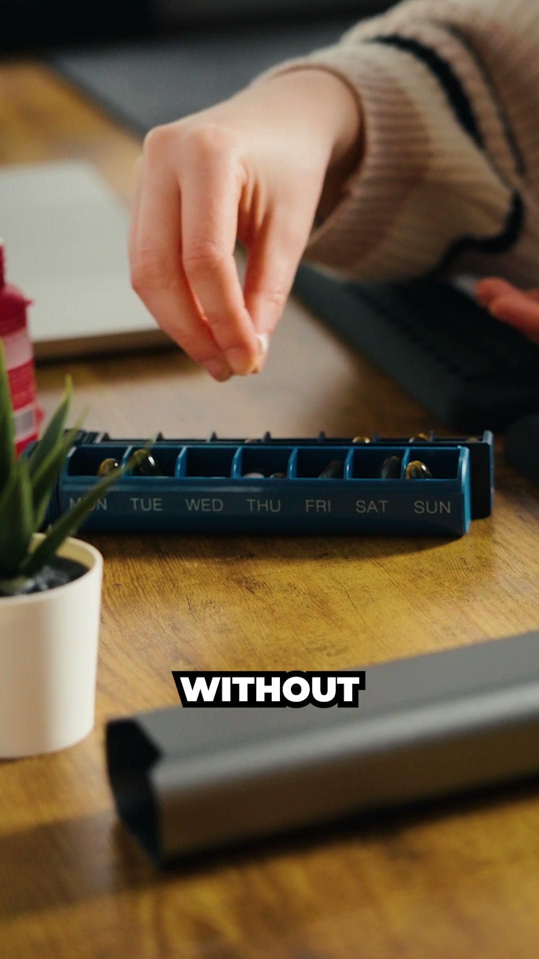 The counter-worthy pill box