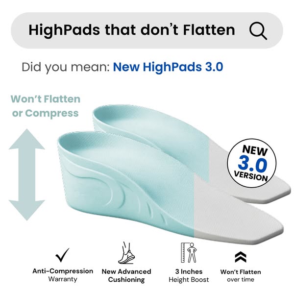 The NEW HighPads 3.0 (Most Advanced Height Insole)