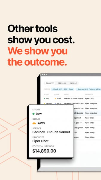 See your outcomes, not just your costs