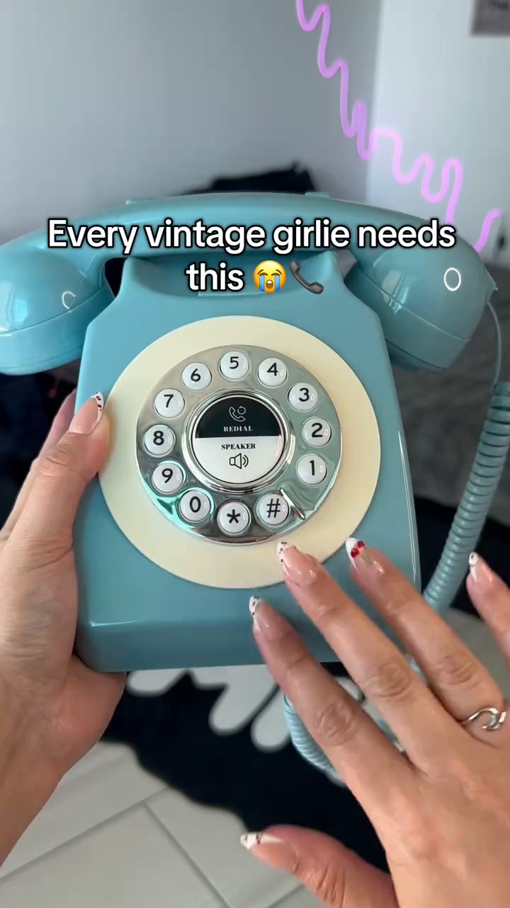Retro Bluetooth Desk Phone｜Handset & Speakerphone