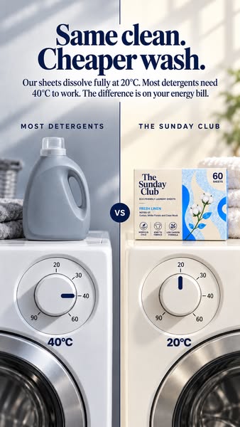 Same clean. Cheaper wash.