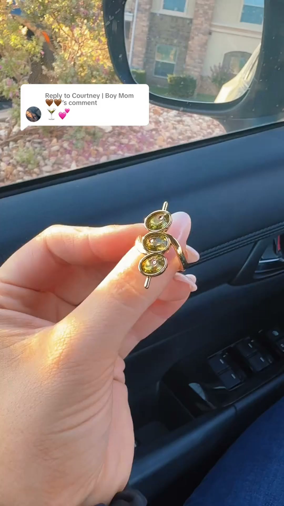 Martini Olive Ring