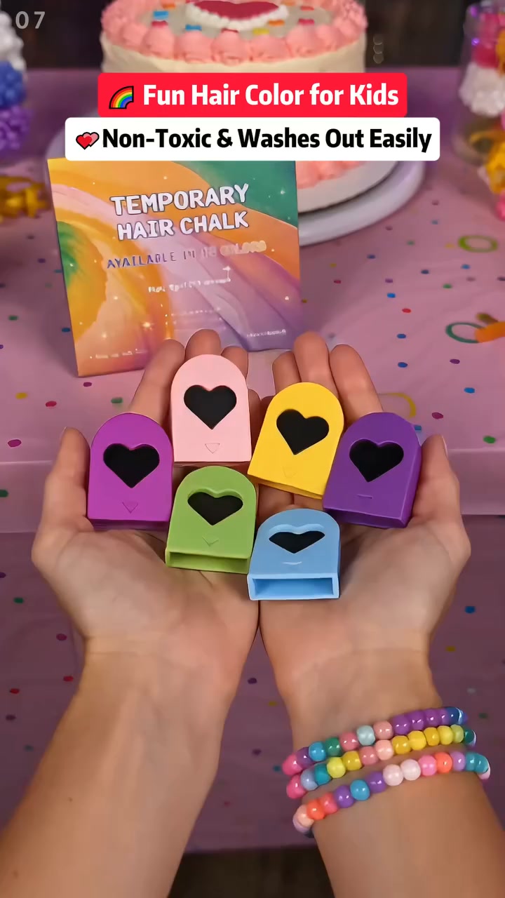Temporary Hair Chalk｜Rainbow Color In Minutes