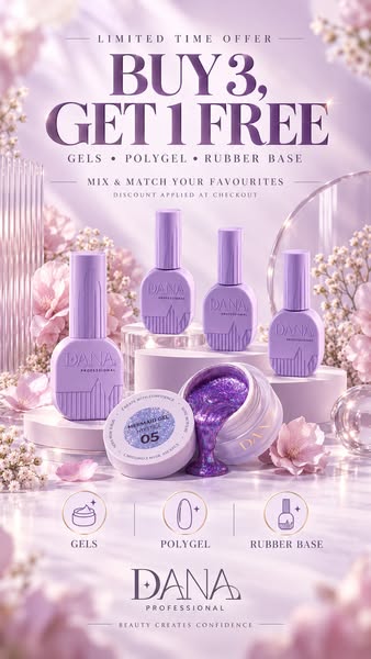 Restock 4 Salon Essentials. Pay for 3.