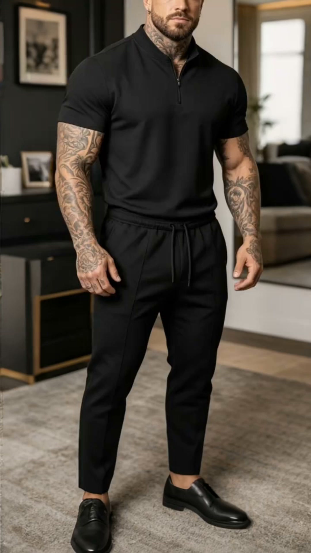 Get the full Zip Henley set now while it’s 50% OFF