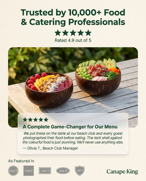 Coconut bowls from £4.99