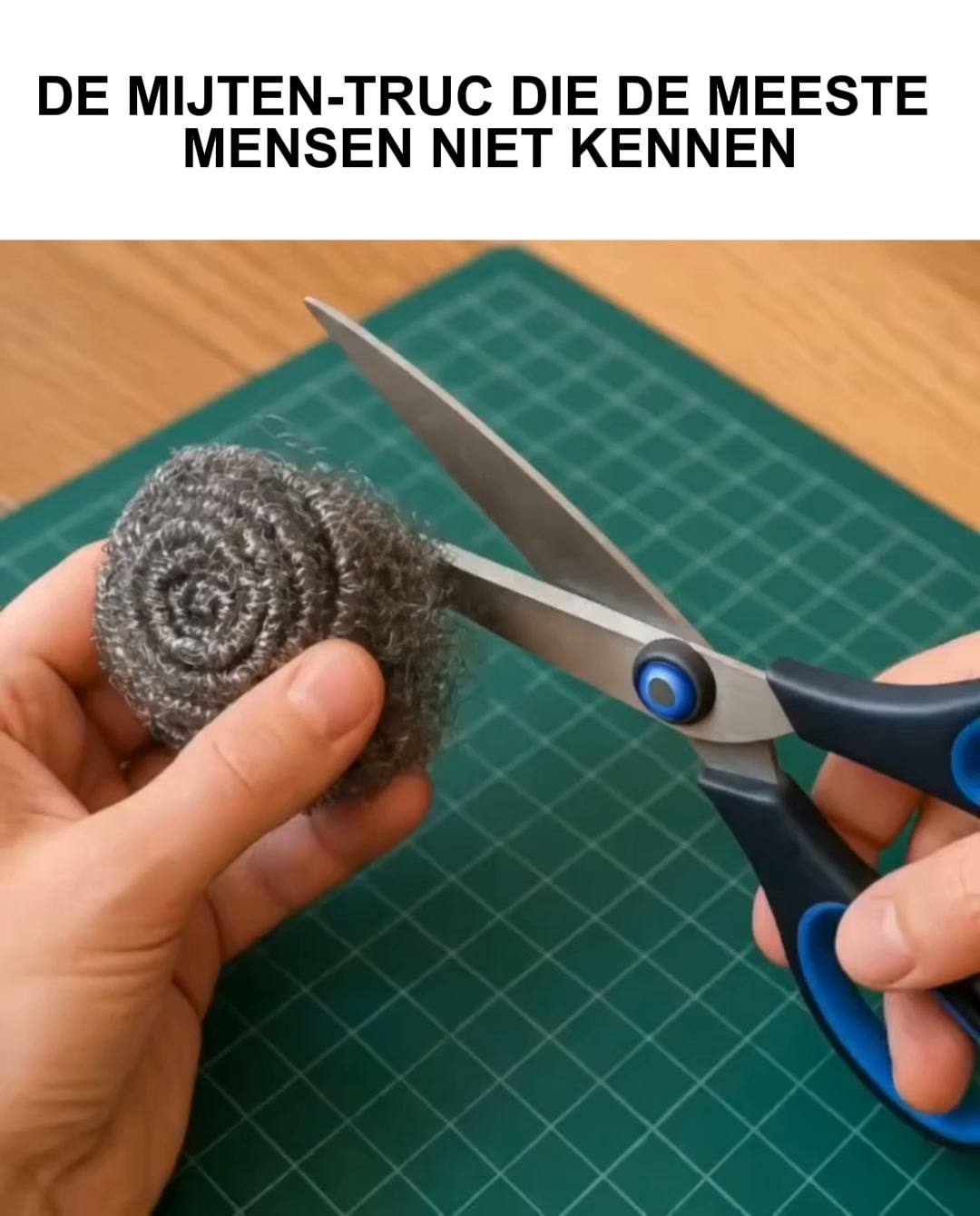 Een opa liet me deze truc tegen stof zien