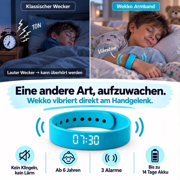 Der Wecker, den Kinder spüren