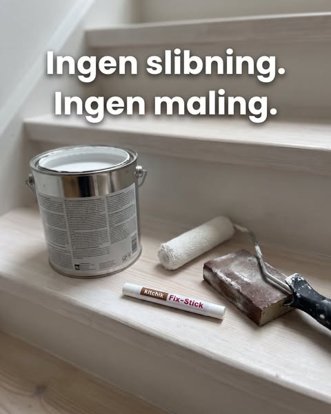 Ingen slibning. Ingen maling