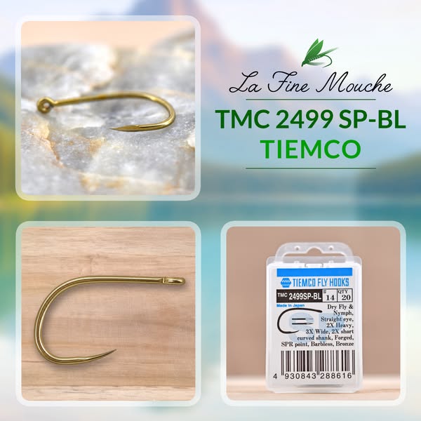 Tiemco TMC 2499 SP-BL Hooks - Barbless Nymph and Emerger