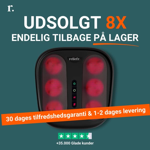 Prøv Fodlux Pro med fuld tilfredshedsgaranti
