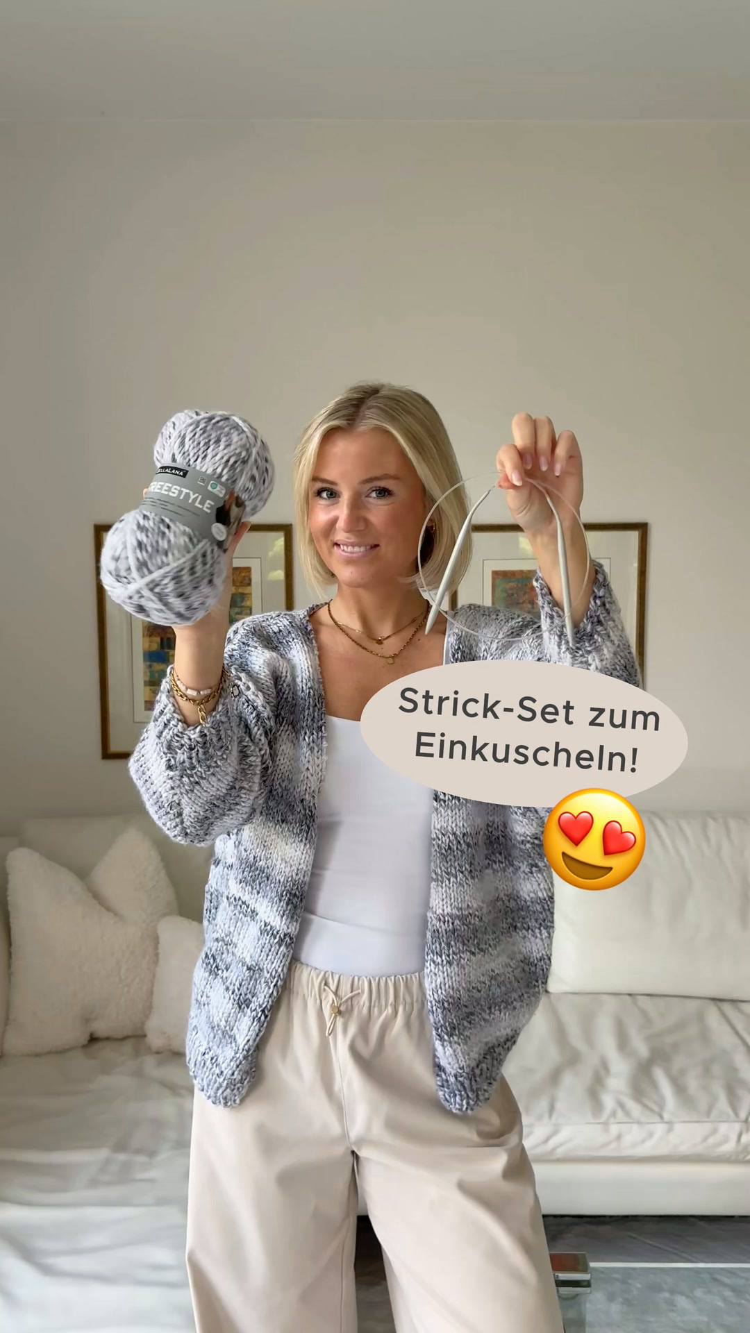Stricken für Beginner - Dein Cardigan für kalte Tage