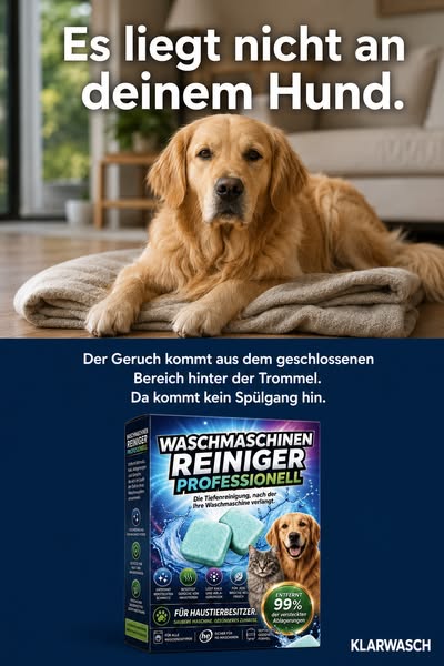 Deine Waschmaschine kann wieder sauber riechen.