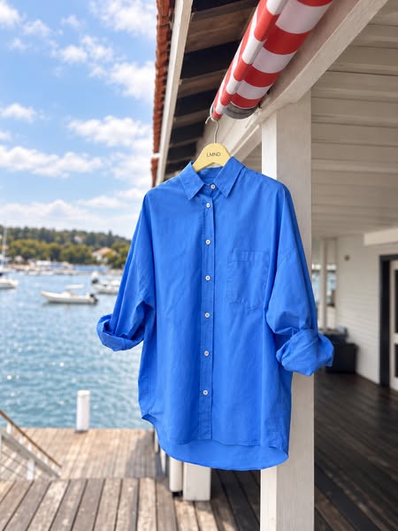 The Chiara Shirt Ink Blue