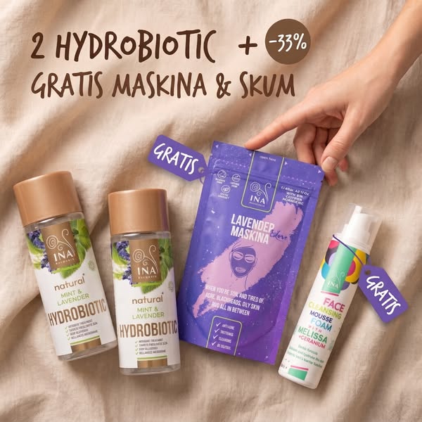 Köp 2 Hydrobiotic, få skum och mask