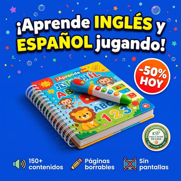 50% HOY en el libro bilingüe