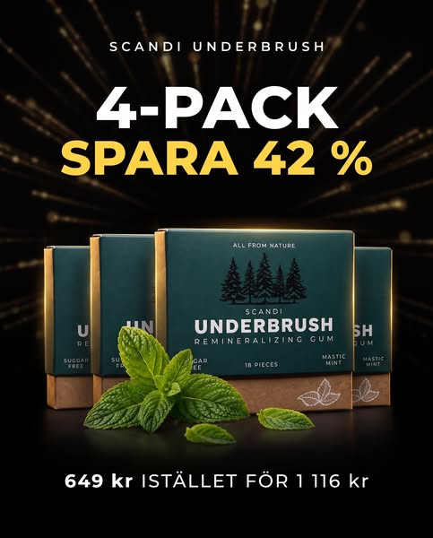 Ett tuggummi som förändrar dina tänder.