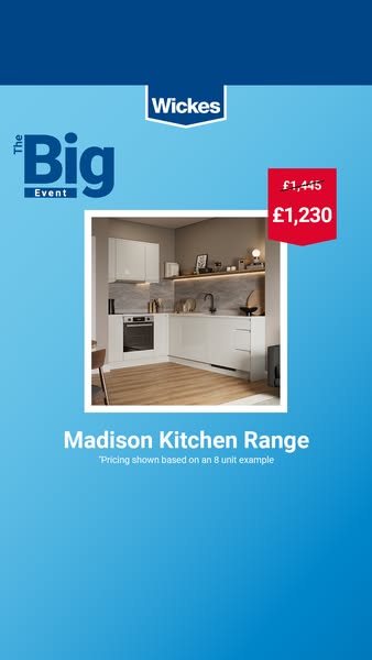 Save on Wickes kitchens