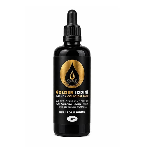 Golden Iodine | Dual Form Iodine + Colloidal Gold