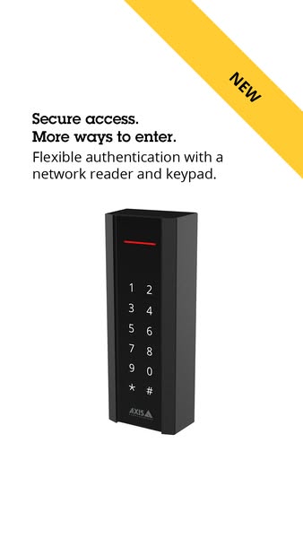 AXIS A4611 Network Reader With Keypad
