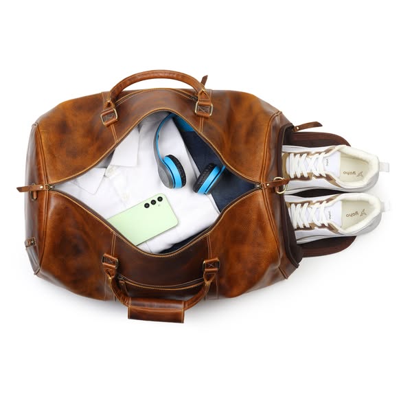 Full-Grain Leather Travel Bags