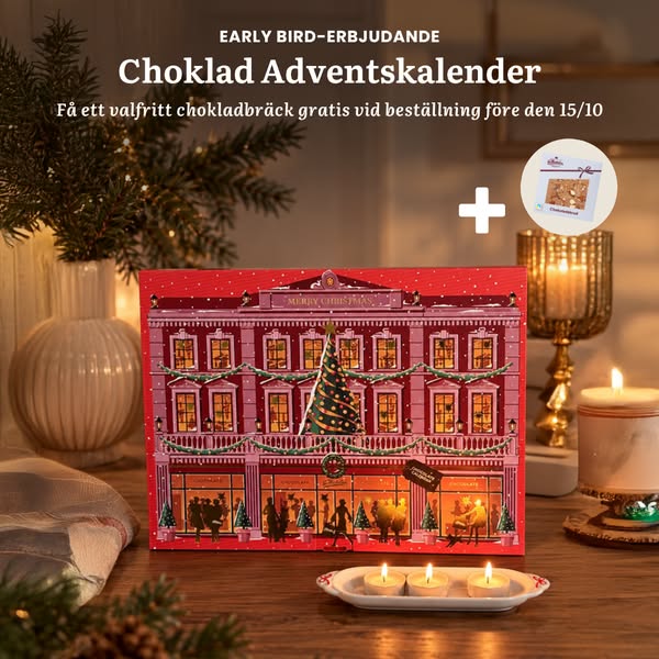 Gratis gåva vid köp senast den 15 oktober