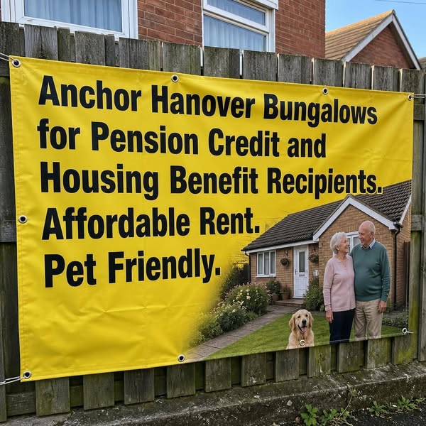 Anchor Hanover Bungalows for Pension Credit and Housing Benefit Recipients. Affordable Rent. Pet Friendly.