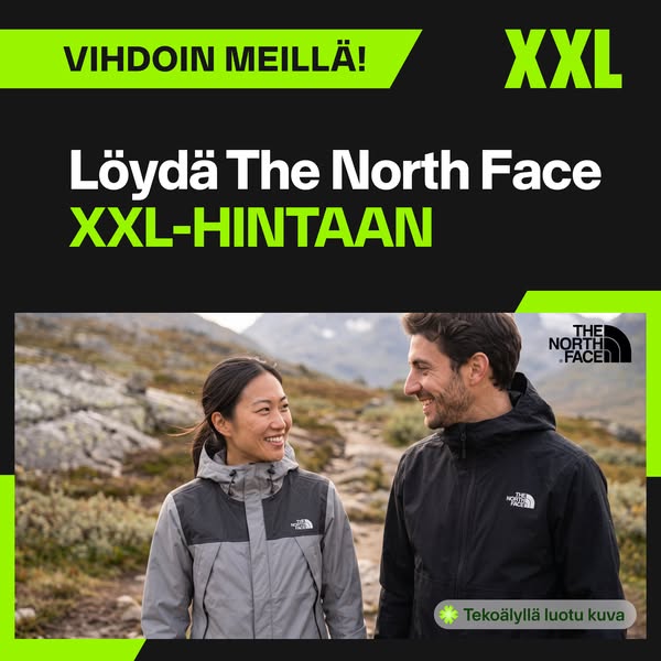 The North Face on saapunut XXL:ään