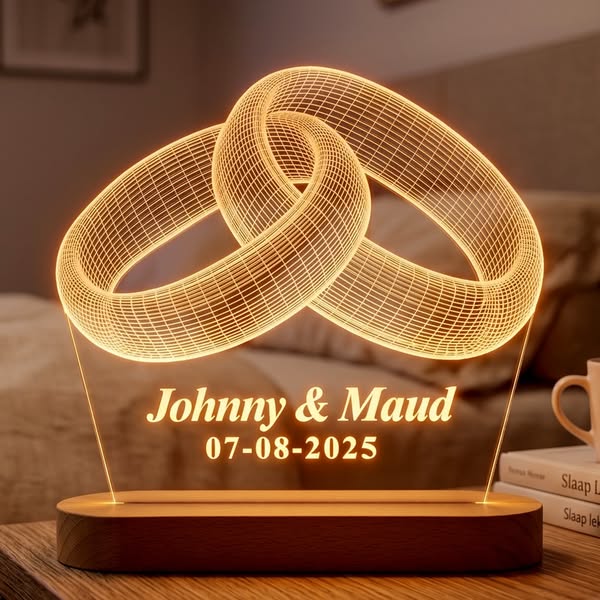 3d ringen lampje - Bella Mia