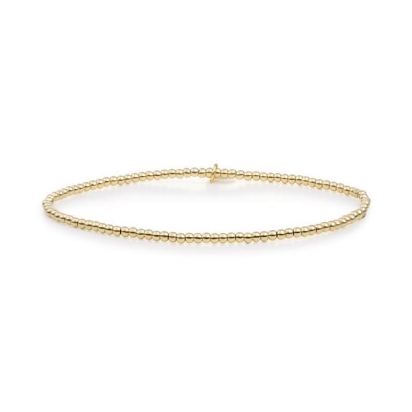Sparkling Jewels Bracelet Silver Gold Plated Saturn Small SB-G-2MM-ADD.