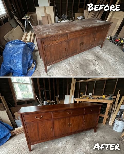 If your wood furniture is stained, read this...