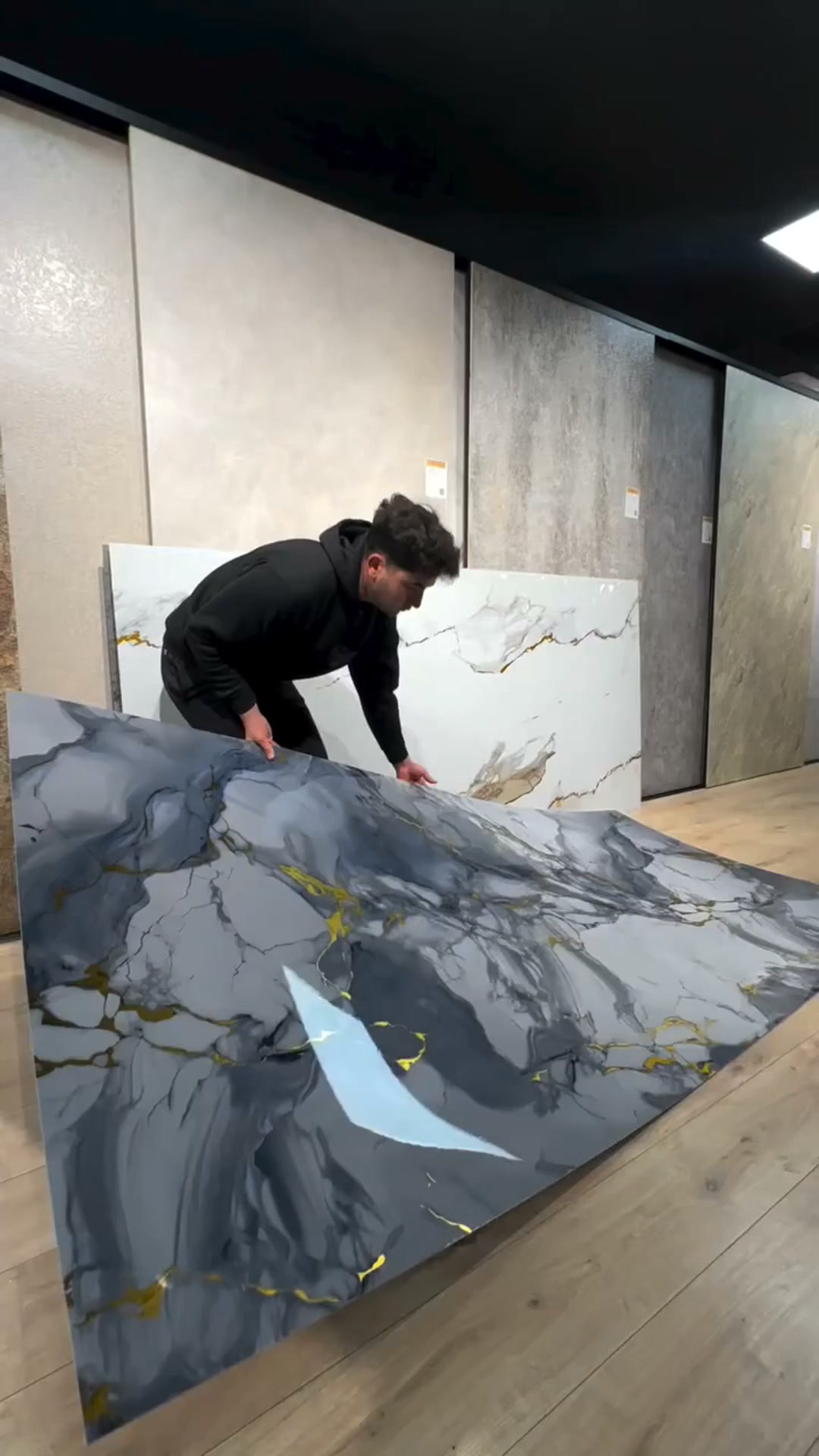 Marmorwand, keine Baustelle
