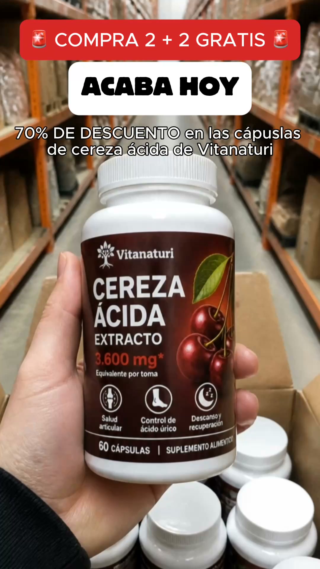 Prueba la Cereza Ácida de Vitanaturi