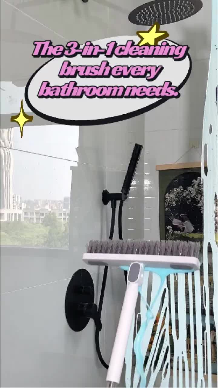 V-Shaped Gap Floor Scrub Brush