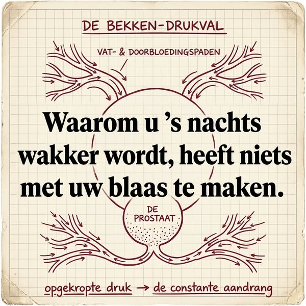 Elke nacht wakker om te plassen?