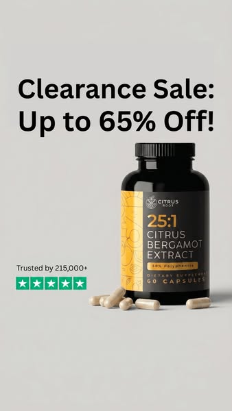Clinically Dosed Real Citrus Bergamot