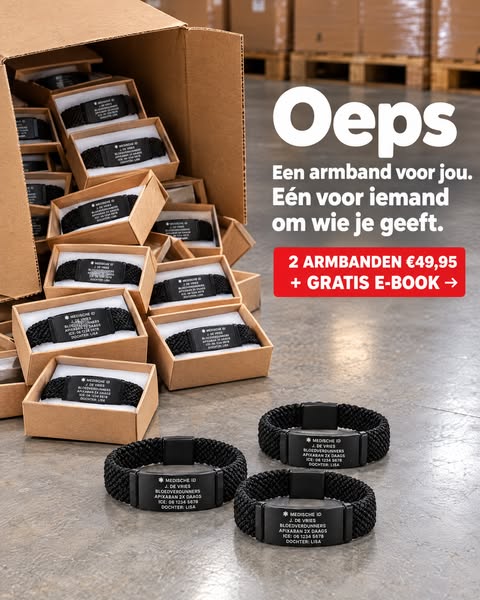 2 armbanden voor €46,95 + gratis e-book