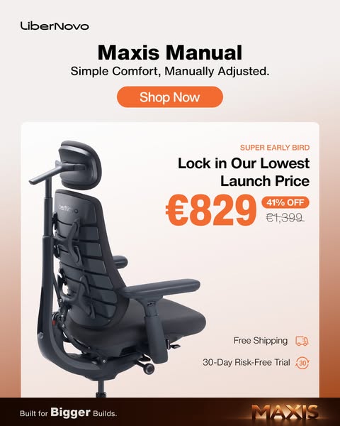 LiberNovo Maxis New LaunchLock the Lowest Launch Price