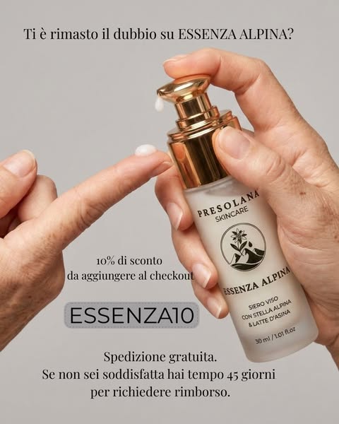 10% di sconto con il codice ESSENZA10