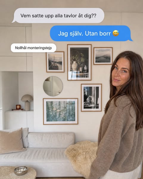 Häng upp tavlorna själv
