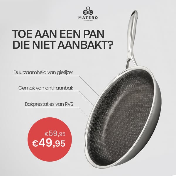 100% PFAS-vrije pannen