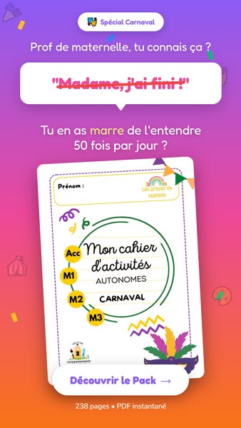 Finis les "Madame, j'ai finiiiiiii"
