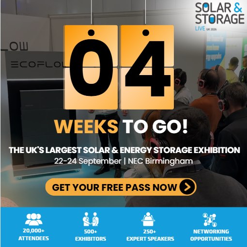 Free Entry, Secure Your Spot Now I 22-24 SepThe NEC, Birmingham. Join the UK's LARGEST solar & energy storage exhibition and see why indus