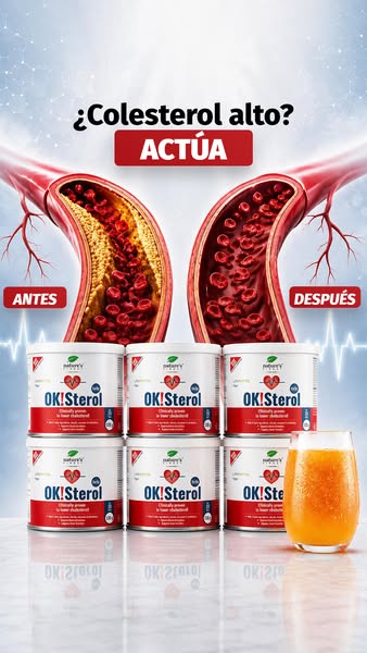 Con una solución natural al colesterol normal